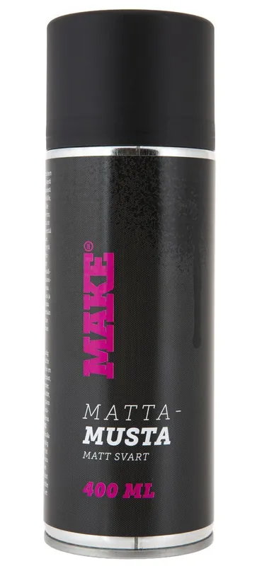 Kausialennus Spraymaali musta matta 400ml
