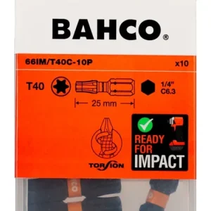 Terät 66IM T40 25mm Impact, 10tk Lähetetään Heti