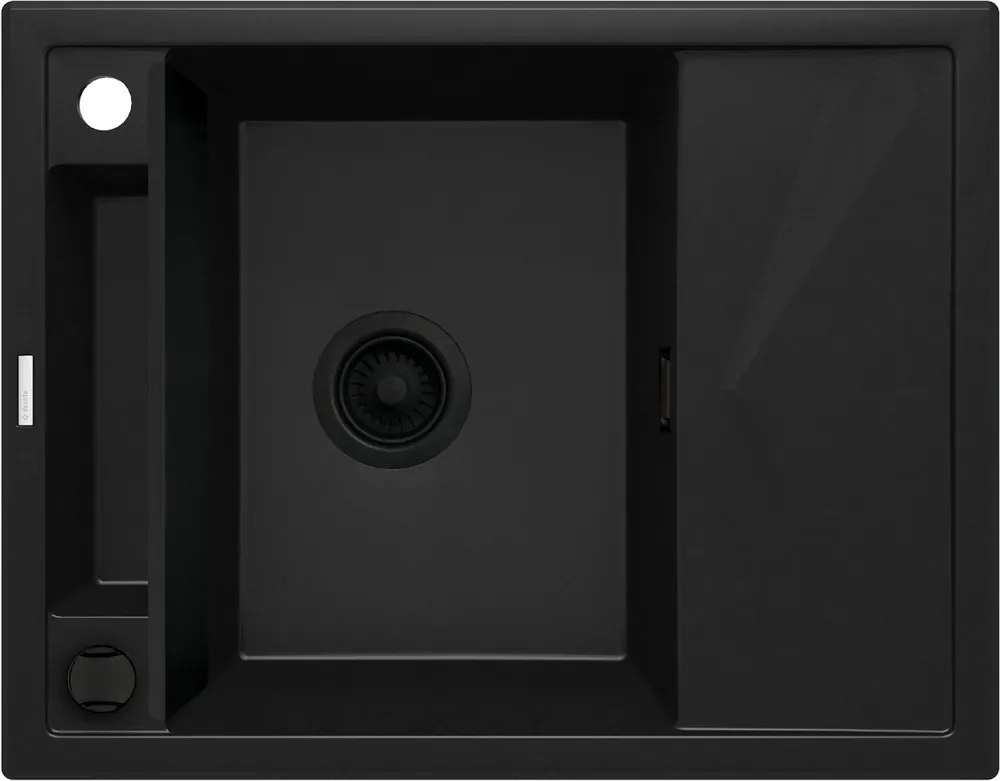 Deante Magnetic ZRM N11A graniittinen keittiön pesuallas, Nero Kausialennus