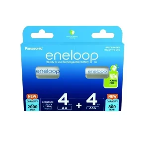 Lähetetään Heti Panasonic Eneloop BK-KJMCDE44E
