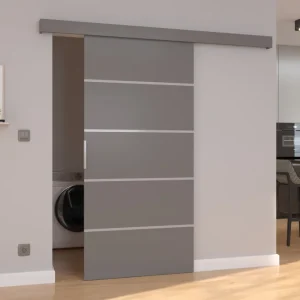 Alennus ADRK Furniture Biella 96 -liukuovi, harmaa