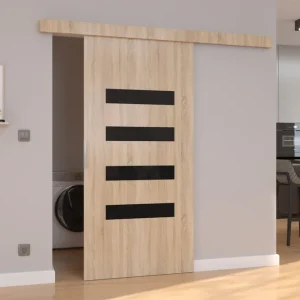 ADRK Furniture Forli 96 -liukuovi, ruskea Edullinen