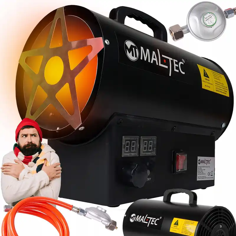 Kaasulämmitin LCD Maltec 25kW Pikatoimitus