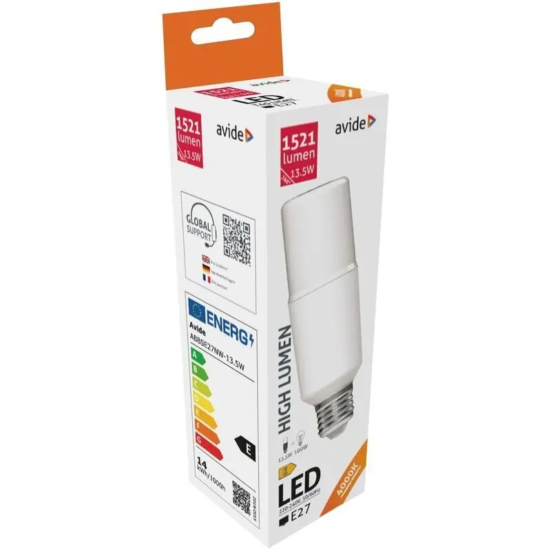 LED-lamppu Avide 13,5W T45 E27 4000K Tilaa Nyt