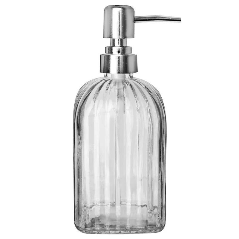 Lasisäiliö saippualle tai astianpesuaineelle, nestesaippua-annostelija 550 ml Tilaa Heti