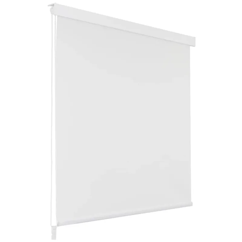 vidaXL Suihkun rullaverho 120x240 cm valkoinen Turvallinen Maksu