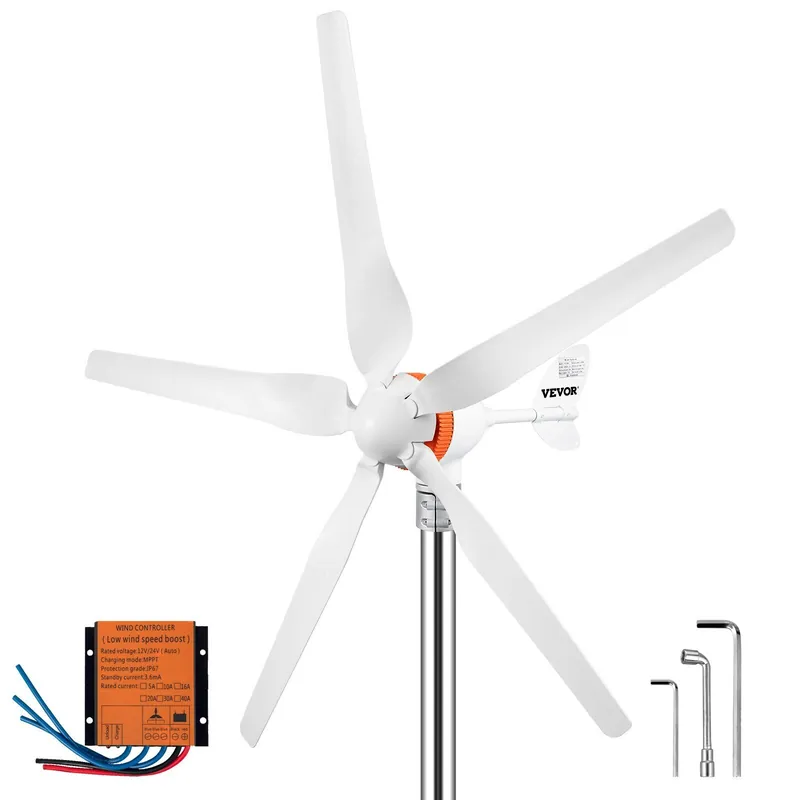 Vaaka-akselinen tuuligeneraattori Vevor 300W, 12V, lataussäätimellä Rajoitettu Tarjous