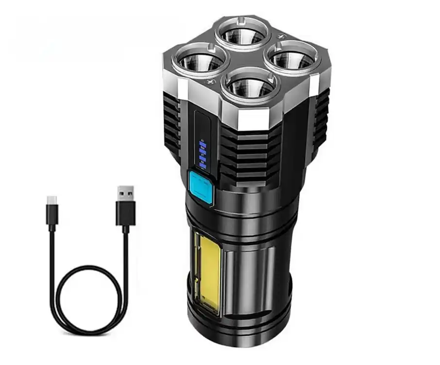 Bestseller LED-taskulamppu, Electronics LV-15013, musta, 1 kpl