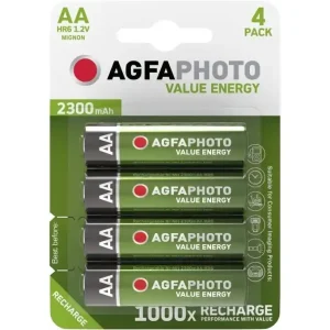 AgfaPhoto ladattavat elementit AA 2300mAh 4kpl. Tarjous