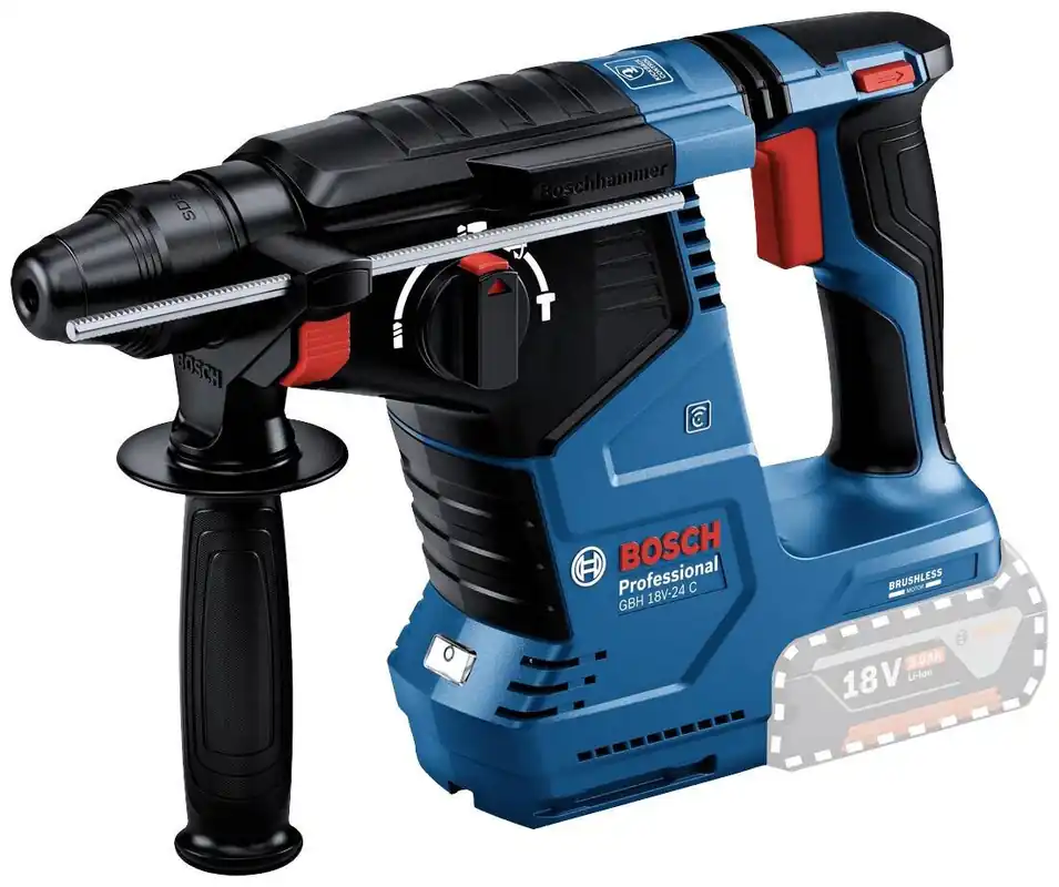 Alennettu Hinta Bosch Professional GBH 18V-24 C SDS-PLUS -pellike ilman akkua - 0611923000