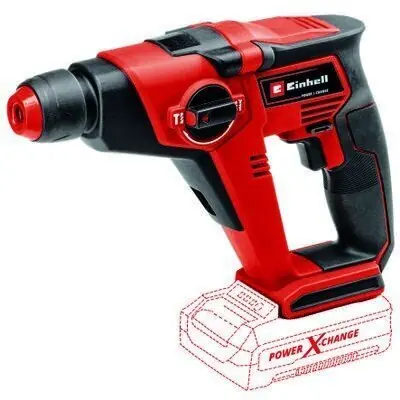 Uusi Kokoelma Perforaattori Einhell TE-HD 18/12 Li - Solo SDS Plus