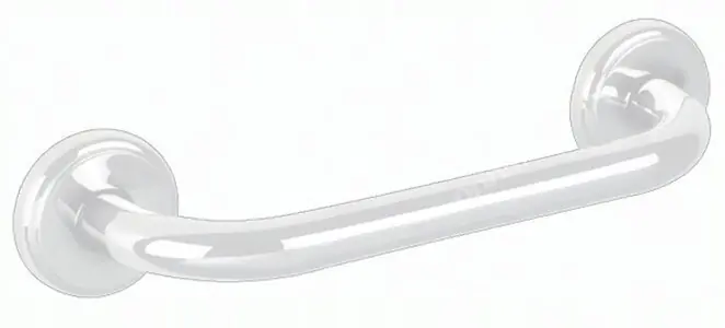 Kylpyhuonekahva kylpyammeen yläpuolella suora 22,8 cm valkoinen Heti Saatavilla