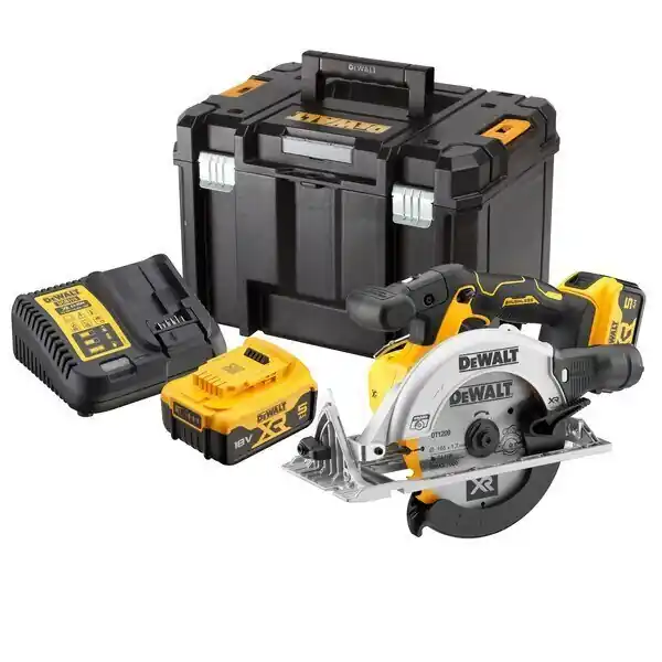 Akkupyörösaha 18V 2x5Ah DeWalt DCS565P2-QW Sertifioitu