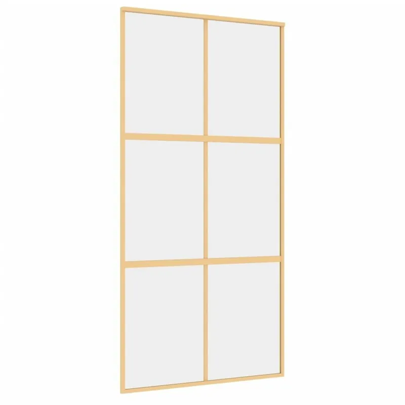 Älä Missaa Liukuovi kultainen 102,5x205cm lasi/alumiini 155156