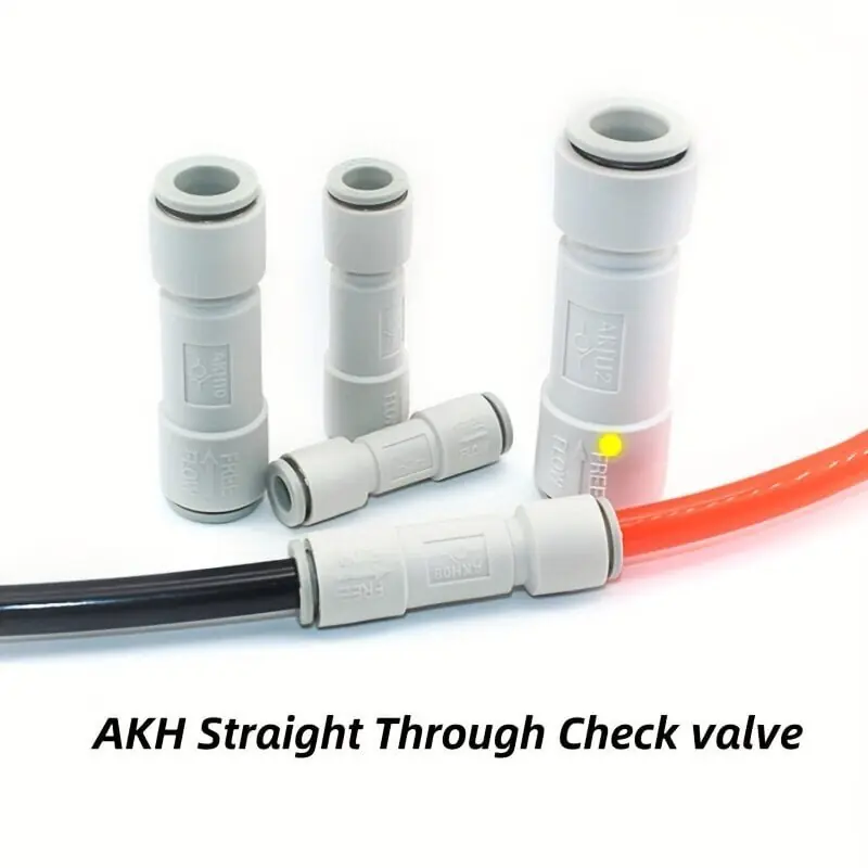 Viikonlopputarjous 1kpl SMC Tyyppi Yksisuuntaventtiili Ilmapalautusventtiili Pneumaattiset Liittimet 4mm-12mm, AKH12-00/12MM