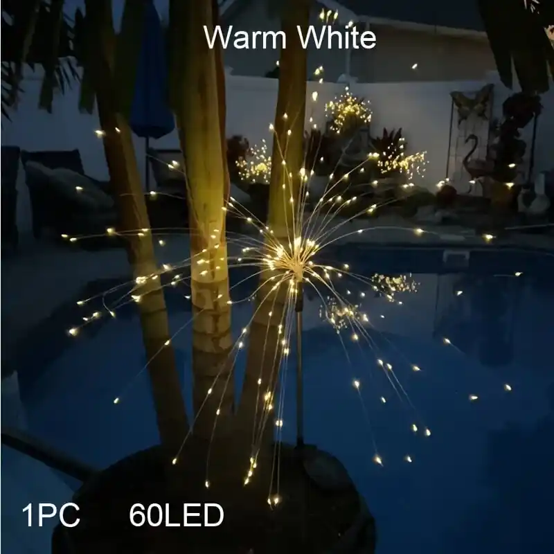 Edullinen Aurinko Festivaali Koristevalot, 8 Valotilat Ulkona LED Valot., Šilta Spalva