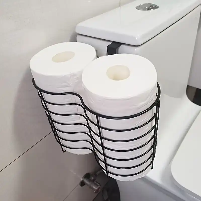 1 Kpl WC-paperiteline Ylitankoinen, Roikkuva 4 Rullaa Säilytysteline Suosittu