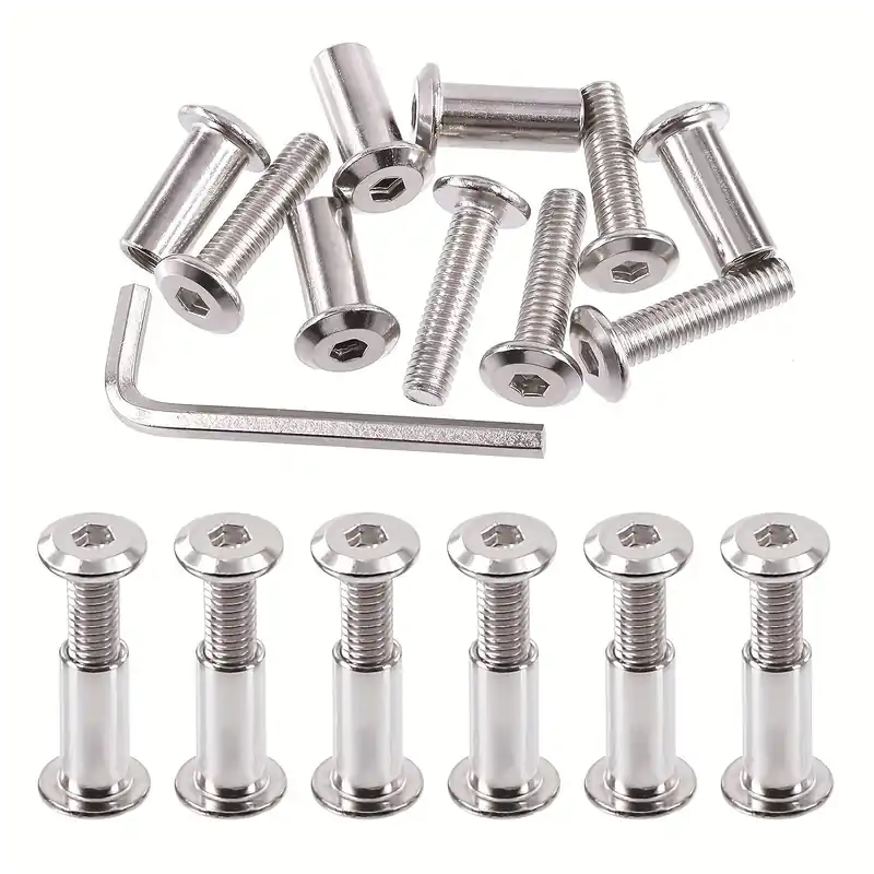 25kpl 304 ruostumaton teräs M6x16-75 lukitusruuvi kuusiohjaushylsy sylinterikantapulttimutteri., M6x25mm-25PCS Kuuma Tarjous