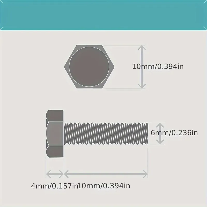 20/30/40 Sarjaa M6-1.0 X10-60mm Kuusiokantapultit Ja Mutterit Sarja, 304 Ruostumaton Teräs, Täysi Kierre, Kirkas Viimeistely, Koneruuvi., (30 rinkinių) M6x20mm Aito