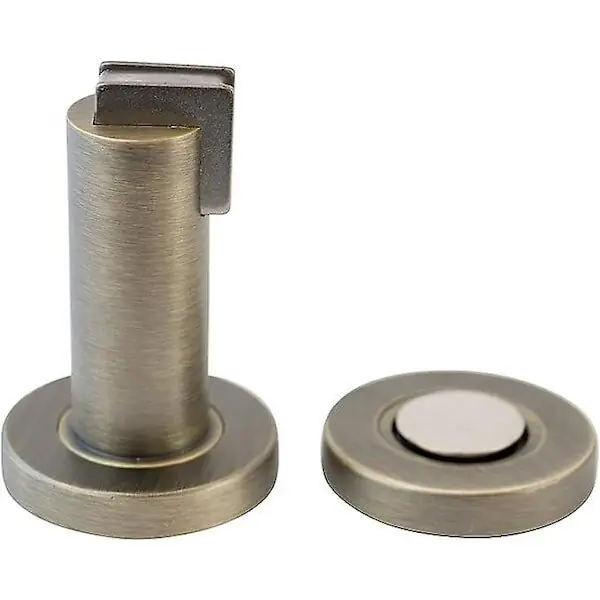 Alennus Antiikkityylinen magneettinen oven pysäytin MS010 - oven pysäytin lattia- ja seinäasennusmateriaalilla - magneettinen ovilohko - ? 5 cm, korkeus 8,4 cm
