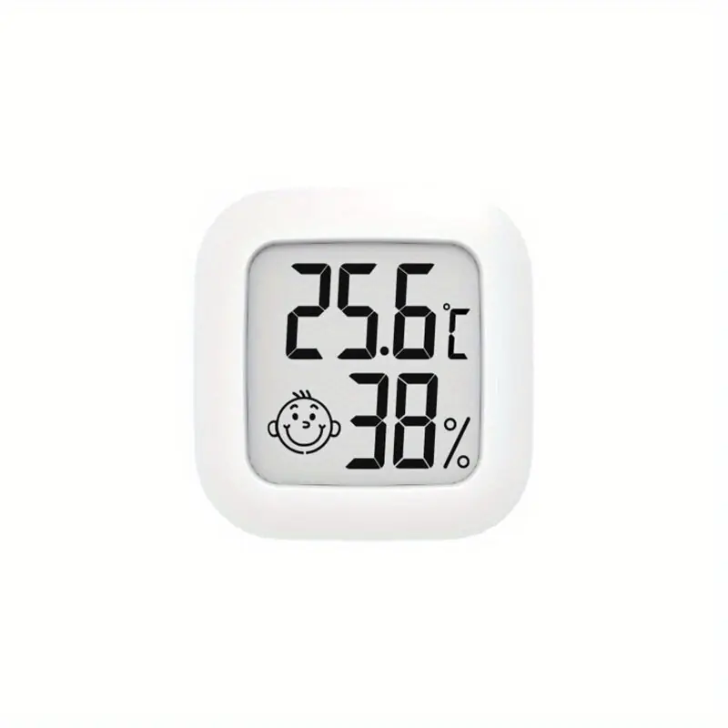 Aito Lämpömittari LCD, Baltas