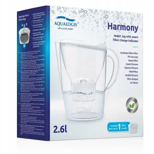 Alennettu Harmony Valkoinen Suodatinvesikannu + 5 Pure+ Suodatinta