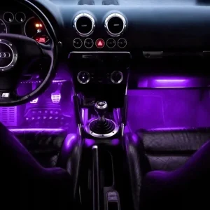 Alennettu Auton RGB LED-valaistusarja 8x12LED ja tavaratilan valo