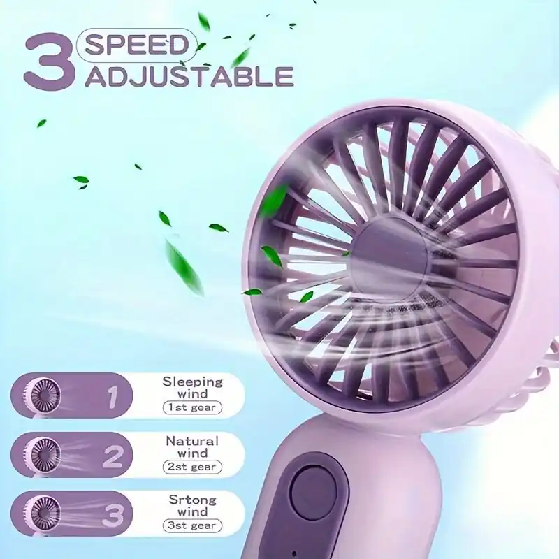 Mini tuuletin USB, rožinis Ilmainen Palautus