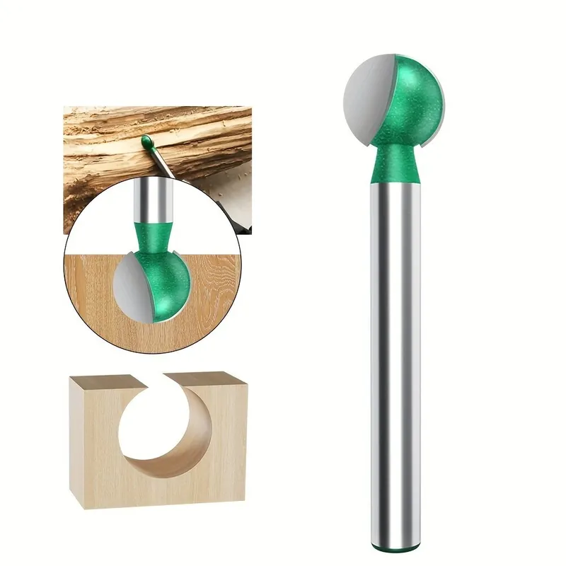 1kpl-7kpl 3mm 6mm Varsivarsi Pallo Muotoilu Leikkuri, Puuntyöstö Pyöreä Pallopään Kiillotuspora., 4 vnt. Ilgas 6 mm kotas Edullinen Hinta