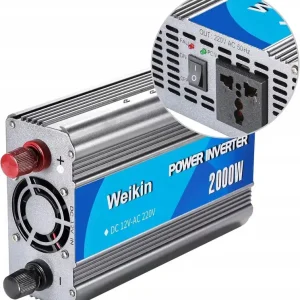 Weikin 2000W Muunnin 12V-230V Sinusaalto Superhinta