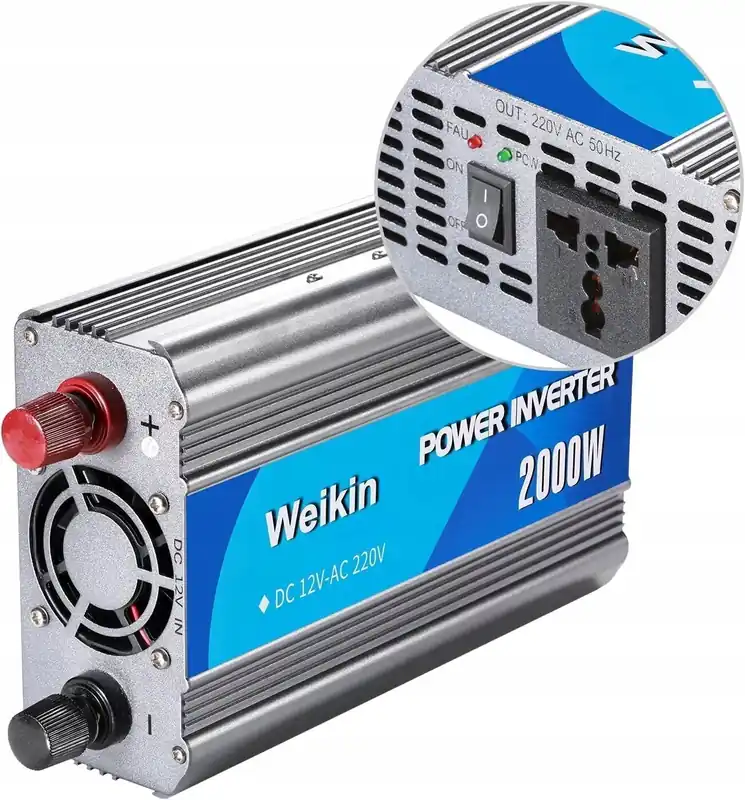 Weikin 2000W Muunnin 12V-230V Sinusaalto Superhinta