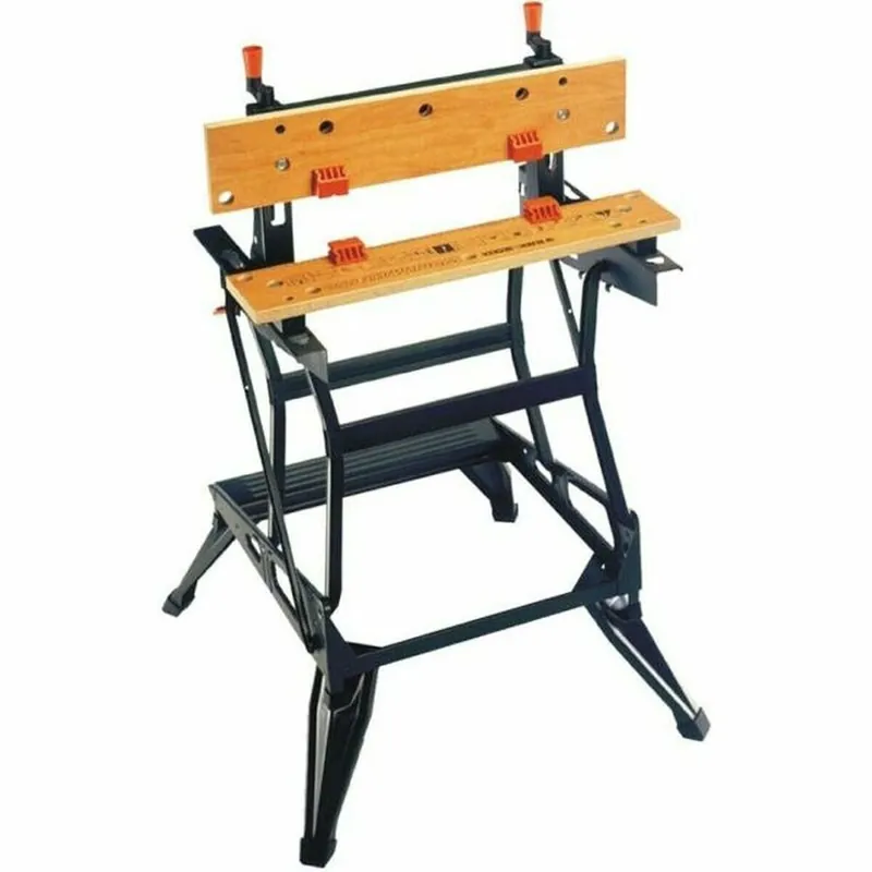 Alennettu Hinta Käytettävä taitettava puristin - BLACK+DECKER - WM550-XJ - 2 bambuleukaa - enimmäiskuormitus 250 kg
