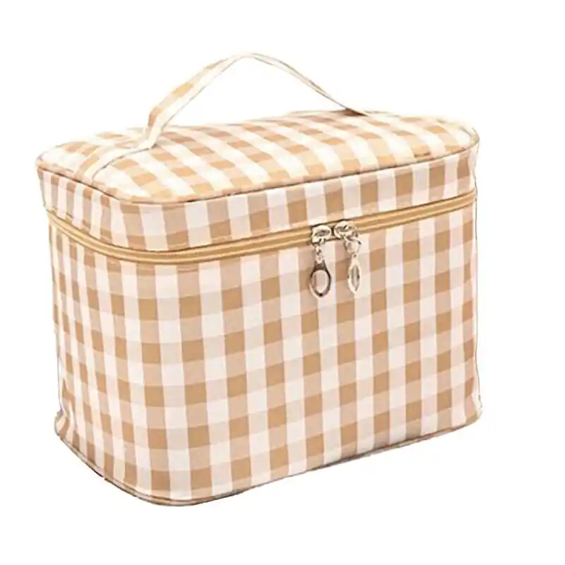 Pikatoimitus meikkilaatikko, Large Plaid