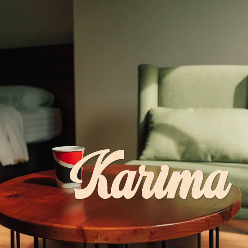 Yksilöllinen Puinen Nimimerkki Kyltti, Mathovia scenarijus Merkkituote