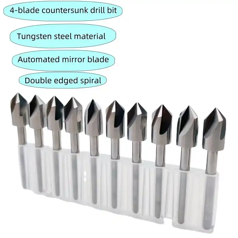 Volframi Terä 4-Teräinen Kartioporakärki, 1vnt 6mm Heti Saatavilla