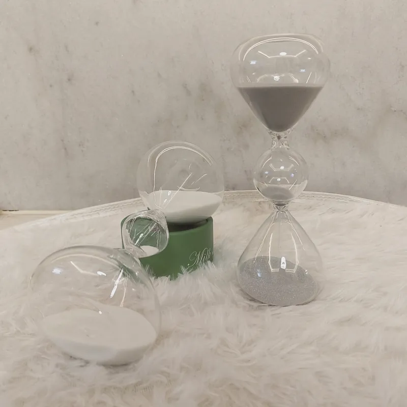 Paras Hinta Tiimalasi, Three-layer Timer White Sand Timeless 8*19.5cm