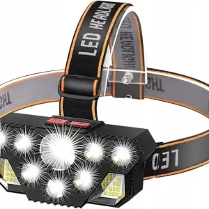 Ajankohtainen Tehokas 8 Led Cob otsavalaisin Usb ladattava