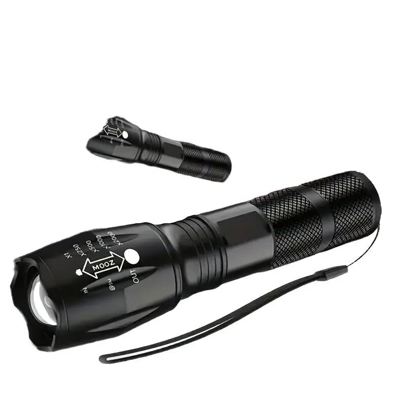 Zoomattava LED-taskulamppu, 5-toimintoja Suoraan Valmistajalta