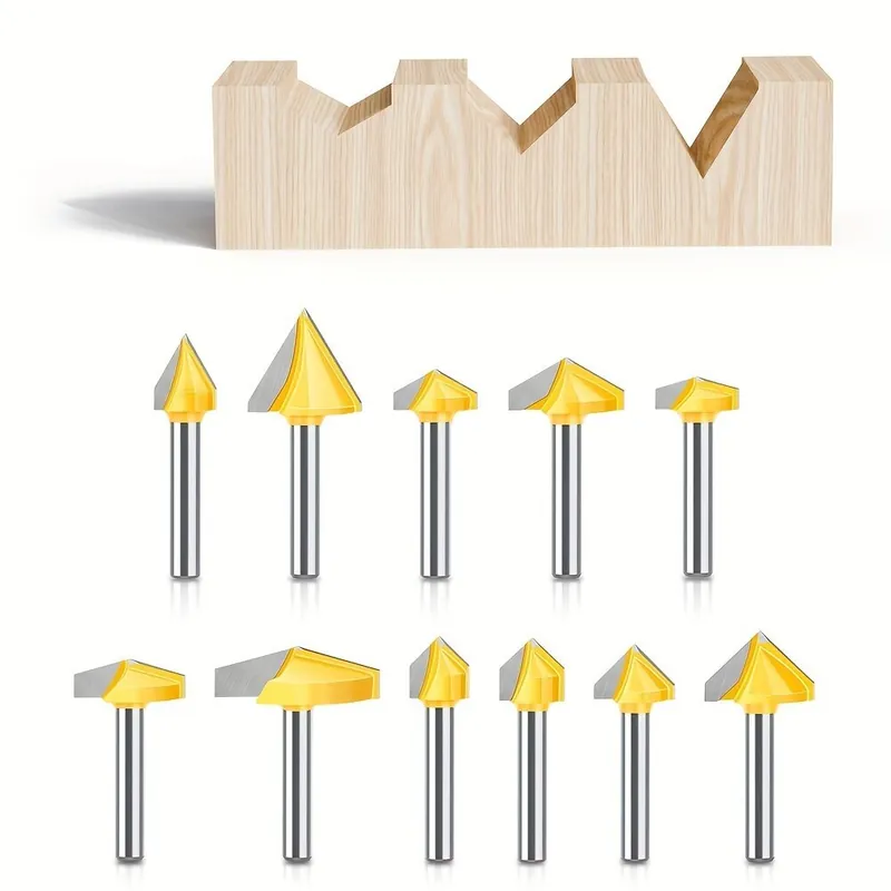 V-Shape 3D Veitsi Kaiverrusveitsi, 6*32*150° Rajoitettu Tarjous