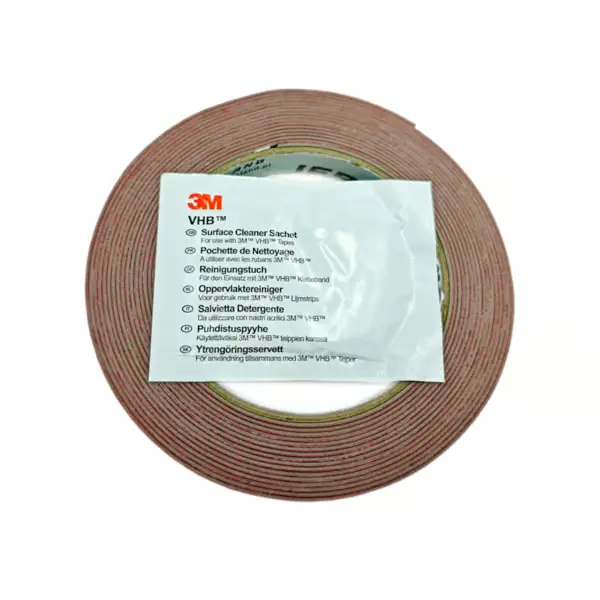 3M VHB kaksipuolinen teippi pyyhkimällä, 12 mm × 5 m Tukkuhinta