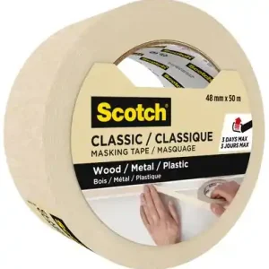 3M Classic 50 m Maalarin teippi Soveltuu ulkokäyttöön Beige Aito