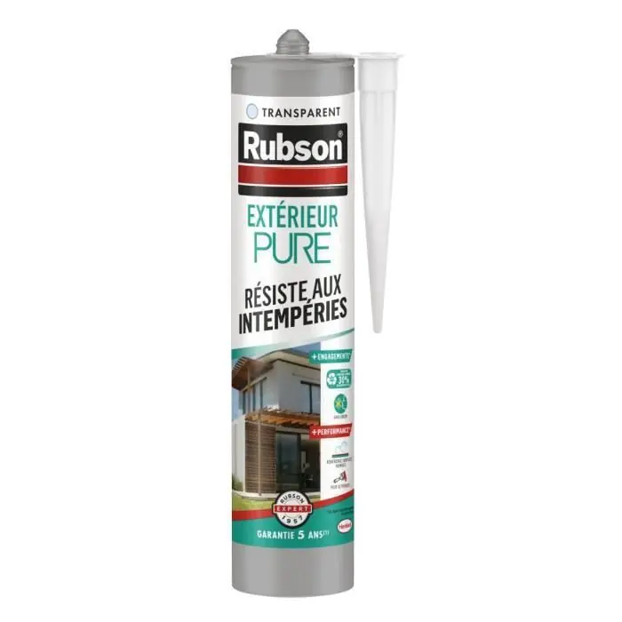 Spackel - RUBSON - PURE - Exteriör - Transparent - 280ml Löytö