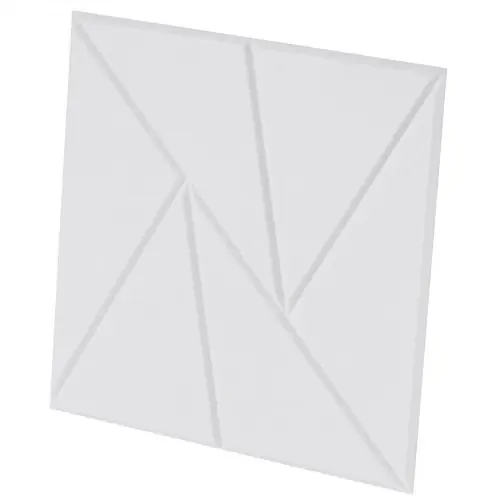 Akustiikkapaneelit, 18 kpl itsekiinnittyvä, 30x30x1 cm, valkoinen, polyesterikuitu Kampanjahinta