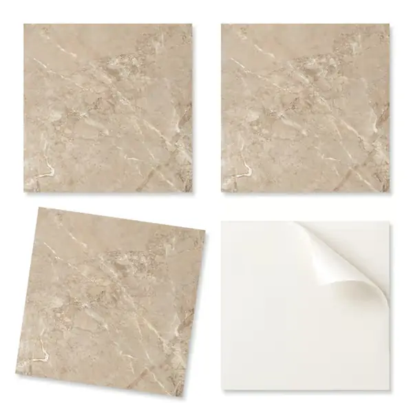 Viikonlopputarjous Sisustus PVC-seinälaatat kuvioinnilla huoneeseen, luonnollinen marmorikuvio, 9x30x30 cm
