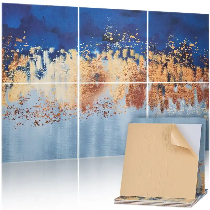 Akustiikkapaneelit - Itseliimautuvat äänieristelevyt - 6 kpl - 180 x 120 x 1 cm - Kotiin, toimistoon, studioon - Pastellivärit Viimeinen Mahdollisuus