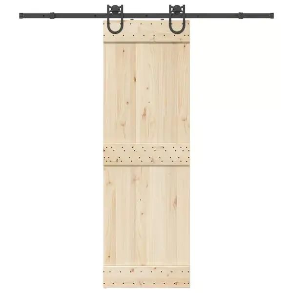 vidaXL Liukuoven kiinnitysjärjestelmä, 200 cm, Teräs, Musta Loppuunmyynti