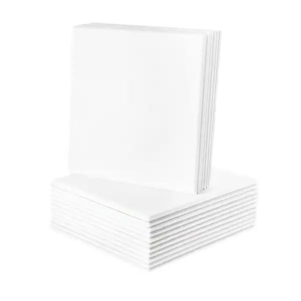 Akustiikkapaneelit - Polyesterikuitu seinäpaneelit - Itseliimautuva - Ääntä vaimentava äänieristys - 18 kpl 30x30 cm - 9 mm paksuus - Noin 1,6 m² -... Halpa Hinta