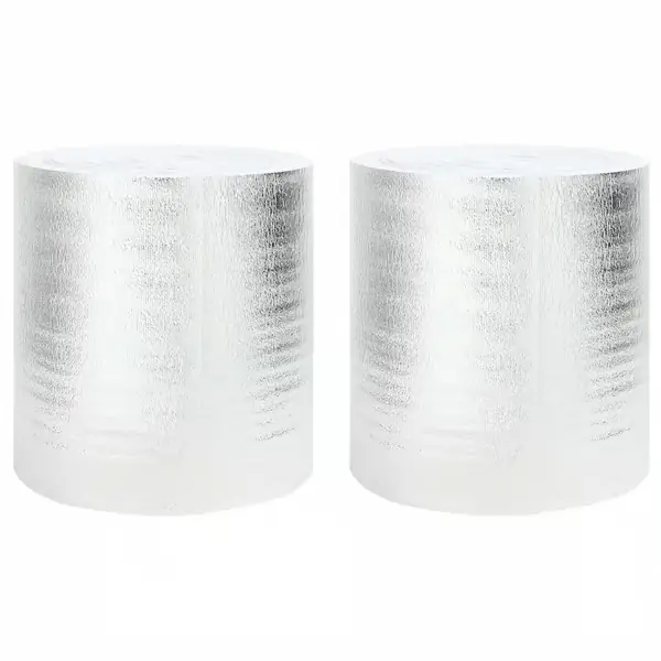 vidaXL Patterin lämpöheijastin 2 pcs Hopea 25 x 0,5 m Polyeteeni Tilaa Nyt