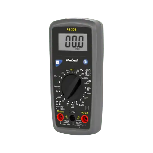 Yleismittari Rebel Tools RB-30B Nopea Toimitus