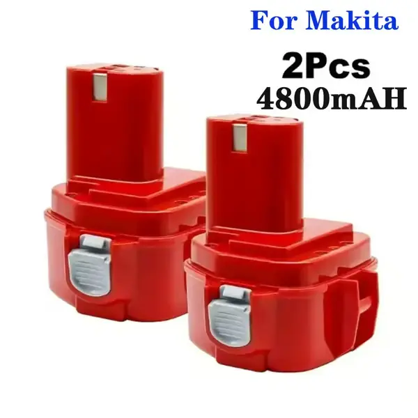 12V akkupaketti - Vaihtoakku PA12 - Ni-MH 2x 4800mAh - 2 kpl johdottomiin akkutyökaluihin Aito